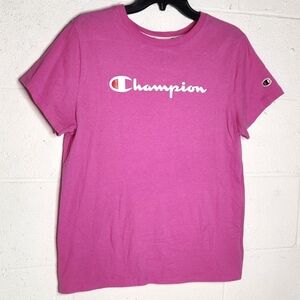 Champion Pink Logo Top